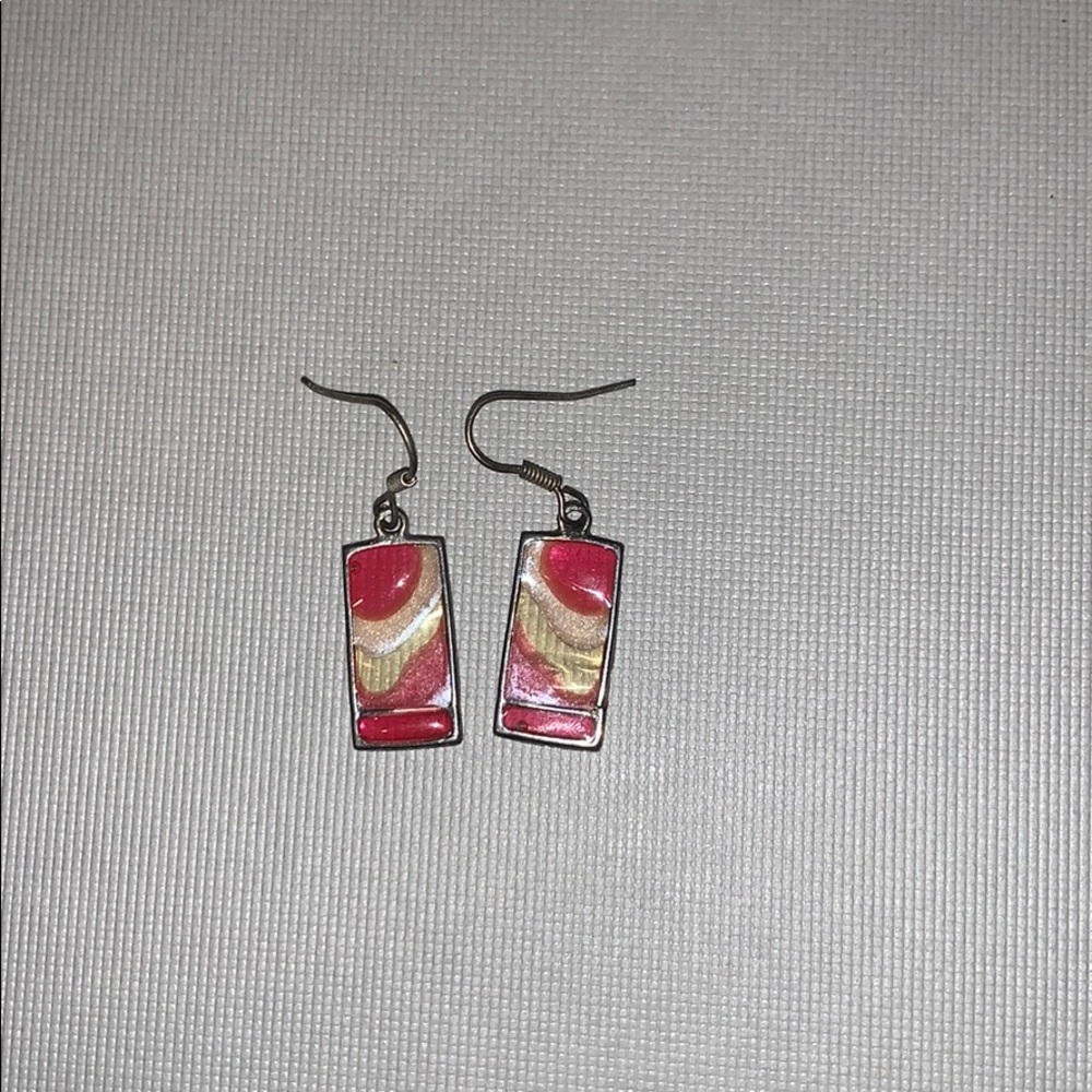 Stained glass earrings